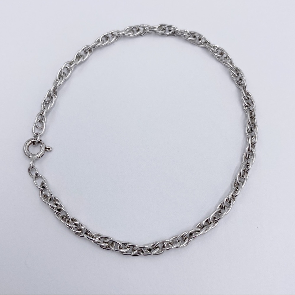 Vintage Sterling Silver Dainty Bracelet